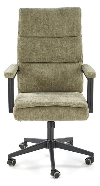 Scaun birou ADRIANO, verde olive, stofa clasica - Odin 77, 65x70x104/1