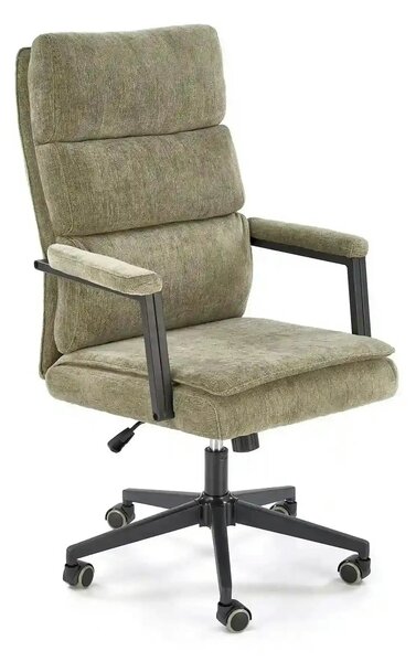 Scaun birou ADRIANO, verde olive, stofa clasica - Odin 77, 65x70x104/1