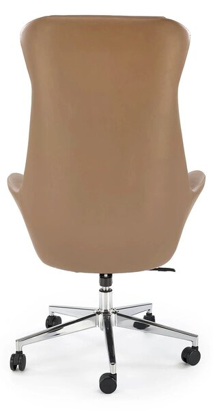 Scaun birou EDERSON, cappuccino, piele ecologica/metal, 76x65x125/131