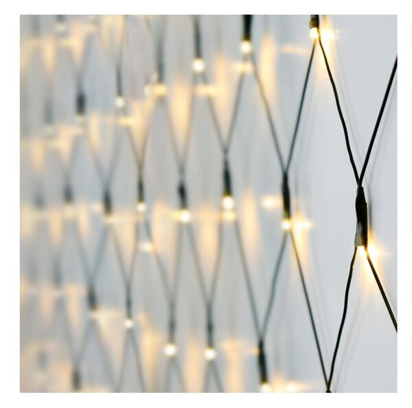 LED perdea de Crăciun pentru exterior 320xLED/230V 3x1,5 m IP44 alb cald