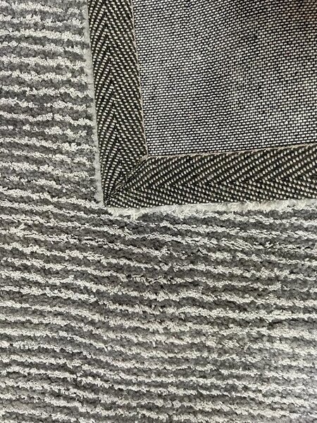 Covor Stripes gri 90/60 cm