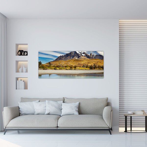 Tablou - Parcul Național Torres del Paine (120x50 cm)