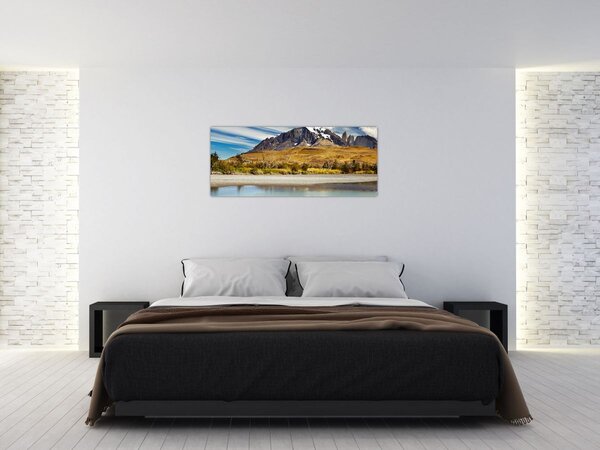 Tablou - Parcul Național Torres del Paine (120x50 cm)