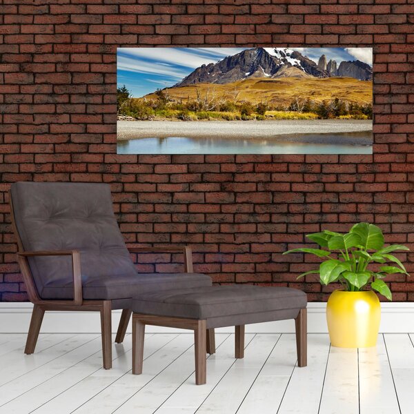 Tablou - Parcul Național Torres del Paine (120x50 cm)