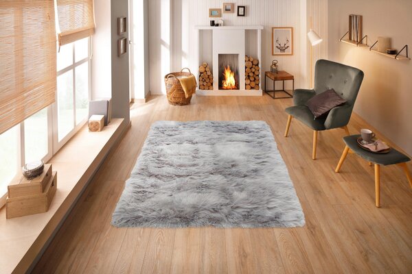 Traversa Home affaire Valeria blana artificiala, gri, 90/160 cm