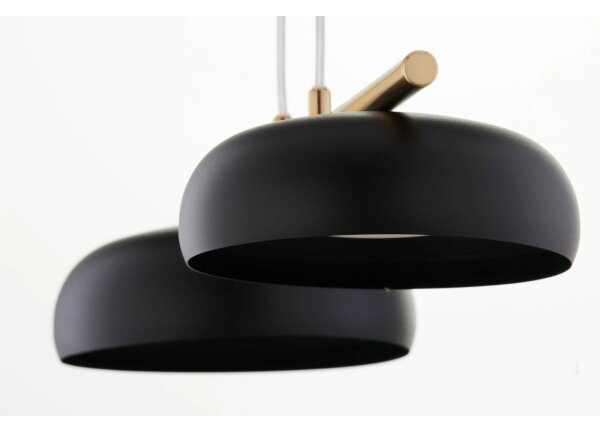 Lustru pe cablu OLAF 2xGX53/12W/230V negru/auriu