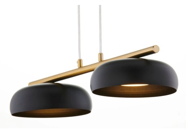 Lustru pe cablu OLAF 2xGX53/12W/230V negru/auriu