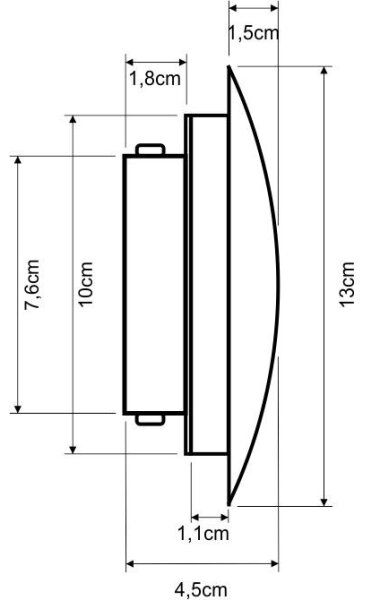 Aplică LED de perete DROP LED/4W/230V albă