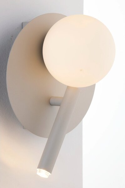 Lampă de perete cu spot HOTEL MOOD 1xG9/12W/230V + 1xG9/3W gri