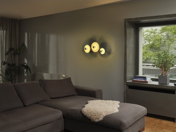Osram - Aplica de perete PLISSEE 3xE27/15W/230V crem