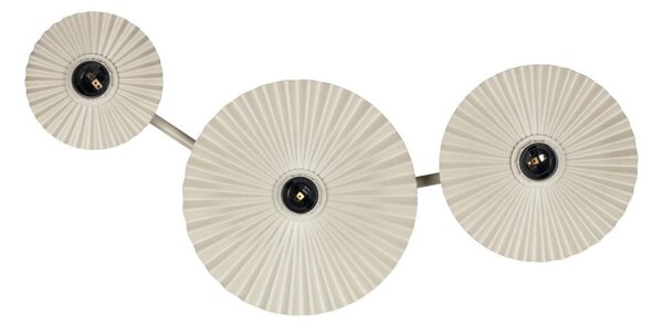 Osram - Aplica de perete PLISSEE 3xE27/15W/230V crem