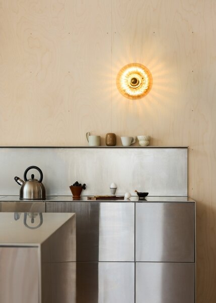 Osram - Plafonieră GOLD GLASS 1xE27/12W/230V diametru 28 cm auriu/fumuriu