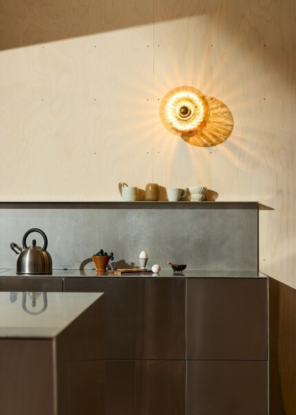 Osram - Plafonieră GOLD GLASS 1xE27/12W/230V diametru 28 cm auriu/fumuriu