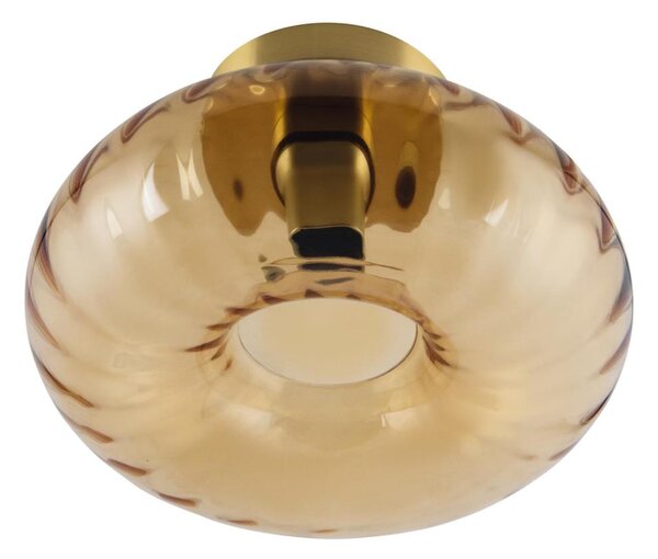 Osram - Plafonieră GOLD GLASS 1xE27/12W/230V diametru 28 cm auriu/fumuriu