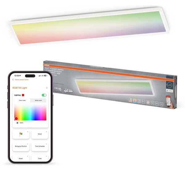 Osram -LED RGBW cu dimmer pentru baie plafonieră SMART+ PLANON LED/40W/230V Wi-Fi IP54 alb
