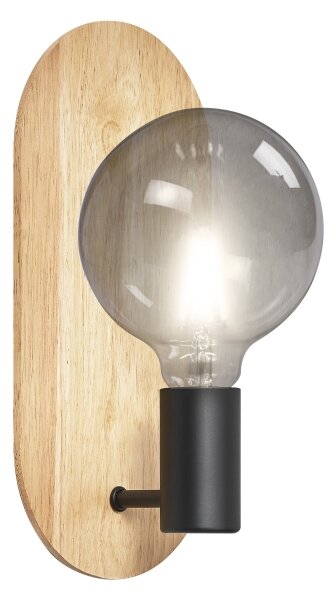 Osram - Lampă de perete DECOR WOOD 1xE27/8W/230V lemn de cauciuc