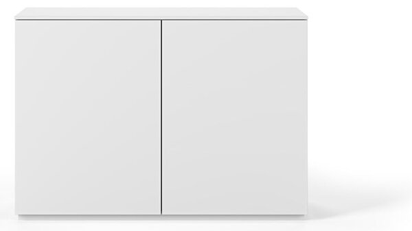 Comodă albă cu uși TemaHome Join, 120x84 cm