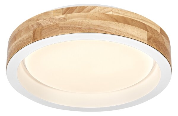 Osram -LED Plafonieră dimabilă MARIANO LED/16W/230V diam. 31 cm stejar/alb