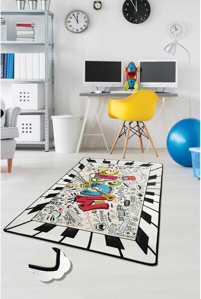 Covor antiderapant pentru copii Conceptum Hypnose Music, 100 x 160 cm