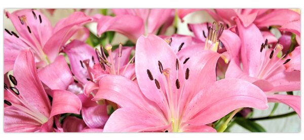 Tablou - Liliac roz (120x50 cm)