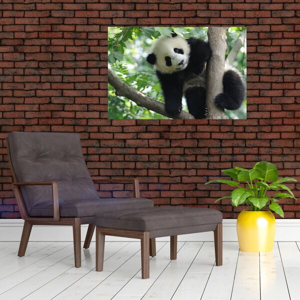 Tablou - Panda in copac (90x60 cm)