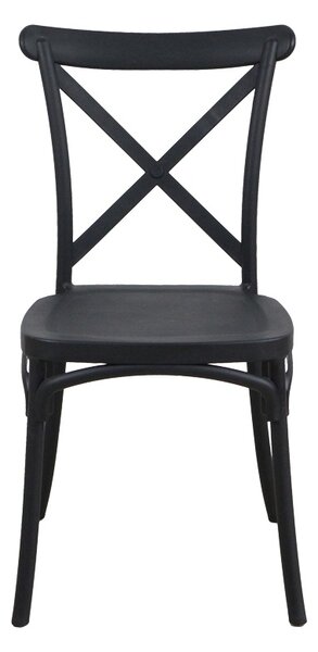 Scaun de gradina Crossie Pako World Negru 38x46.5x82 cm