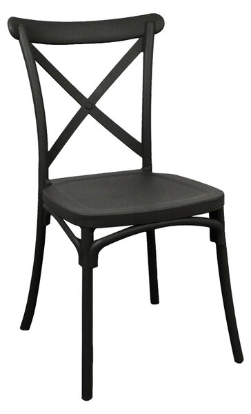 Scaun de gradina Crossie Pako World Negru 38x46.5x82 cm