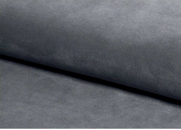 Fotoliu LORD, stofa catifelata gri - Bluvel 14/wenge, 82x92x101 cm