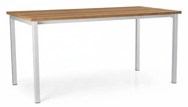 Masă universală cu picioare metalice 160 x 80 cm, stejar kraft