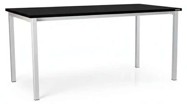 Masă universală cu picioare metalice 160 x 80 cm, negru