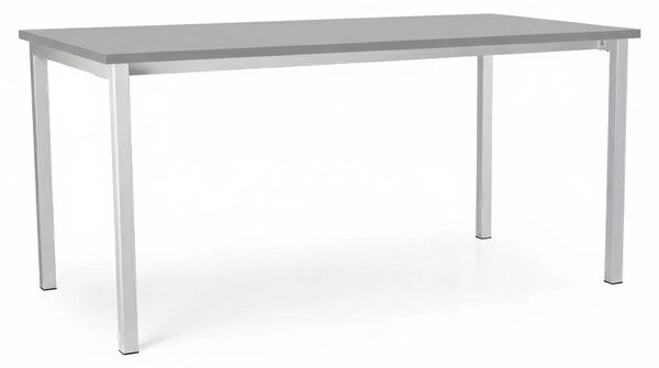 Masă universală cu picioare metalice 160 x 80 cm, gri deschis