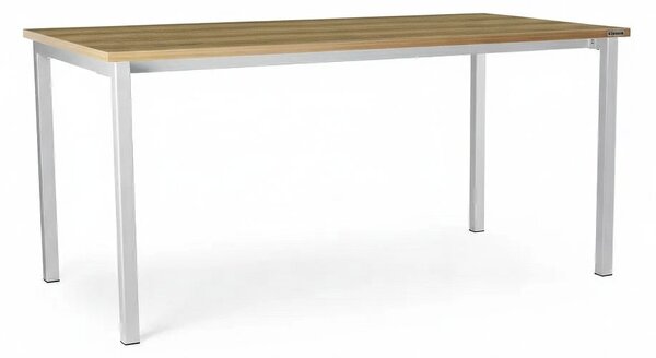 Masă universală cu picioare metalice 160 x 80 cm, stejar piatra