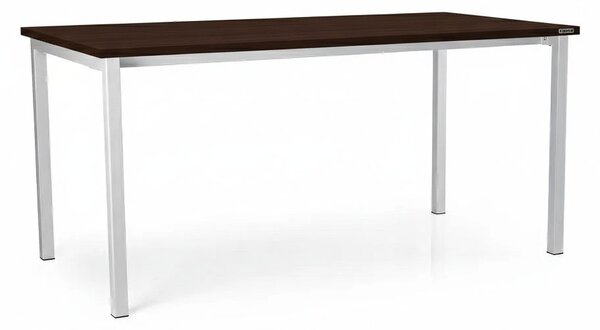 Masă universală cu picioare metalice 160 x 80 cm, wenge