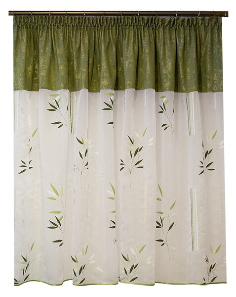 Perdea Velaria organza green, 230x145 cm