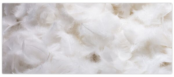 Tablou - Pene albe (120x50 cm)