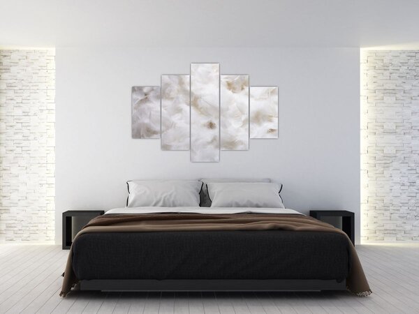 Tablou - Pene albe (150x105 cm)
