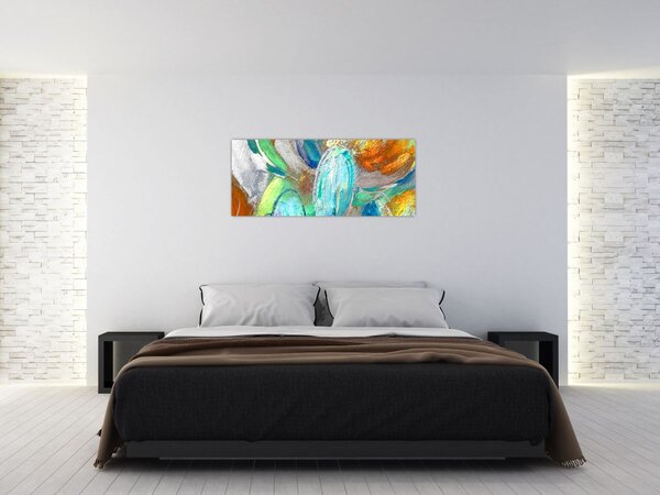 Tablou - Abstract colorat (120x50 cm)