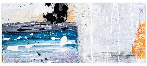 Tablou - Atingeri abstracte (120x50 cm)