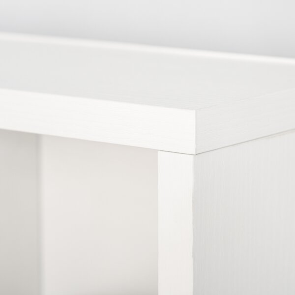 HOMCOM Bibliotecă Spațioasă, Dulap cu 24 Compartimente Reglabile, Design Modern, 130.5x89x20 cm, Alb, pentru Living sau Birou | Aosom Romania