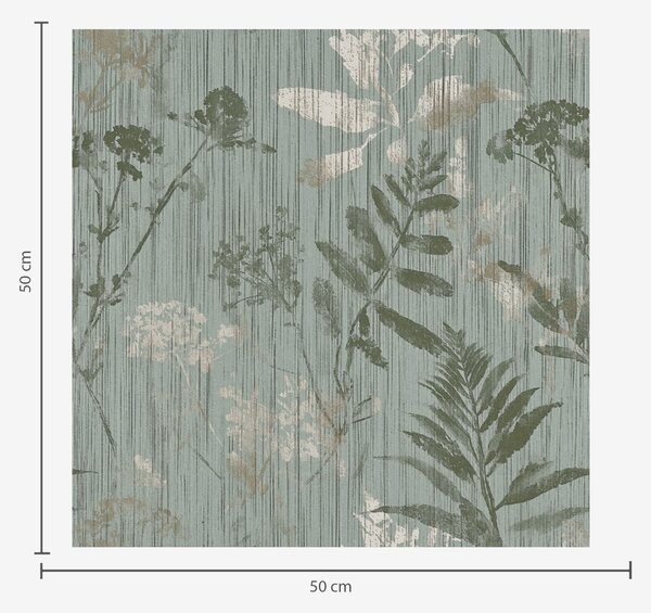 Tapet Verde botanic, Tapet flori, a00963 : Uwalls.ro