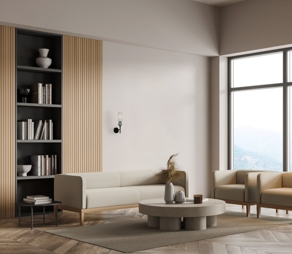 ITALUX WL-95331-1-BK - Aplică de perete SANTOS 1xG9/40W/230V, neagră