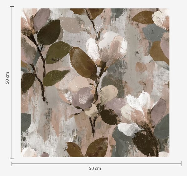 Tapet Pensule florale, Tapet flori, a00968v1 : Uwalls.ro
