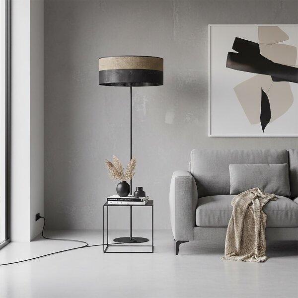 Lampadar KARBON 1xE27/15W/230V negru/maro