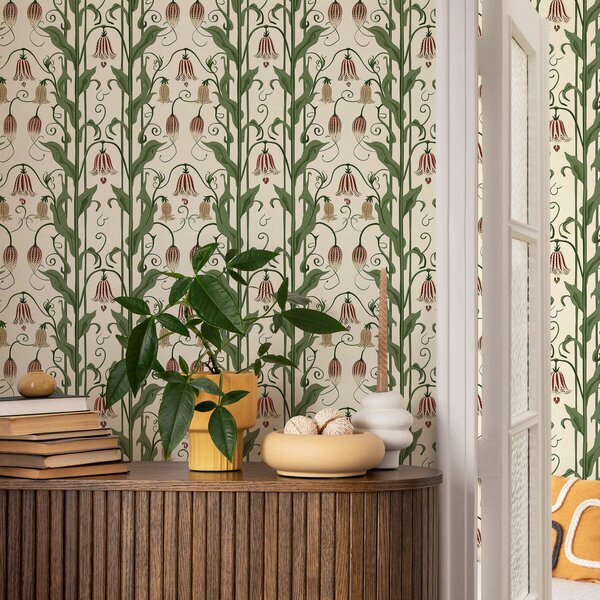 Tapet Clopote florale, Tapet flori, a01148 : Uwalls.ro