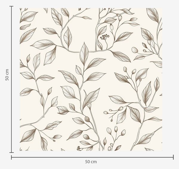 Tapet Ramuri delicate, Tapet flori, a01147 : Uwalls.ro