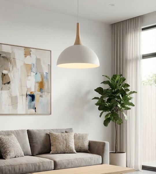 Lustră pe cablu NAUTICA 1xGX53/12W/230V, albă
