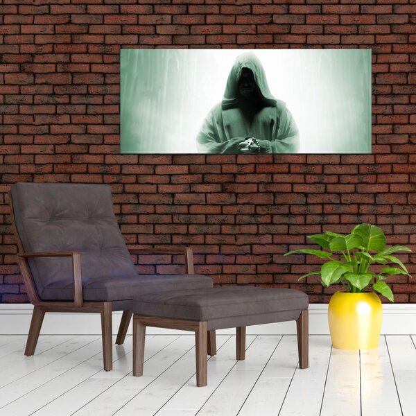 Tablou - Călugăr în întuneric (120x50 cm)
