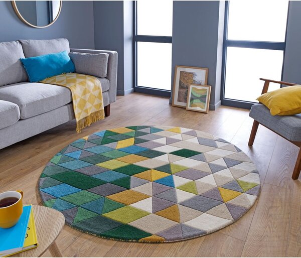 Covor din lână Flair Rugs Prism, ⌀ 160 cm
