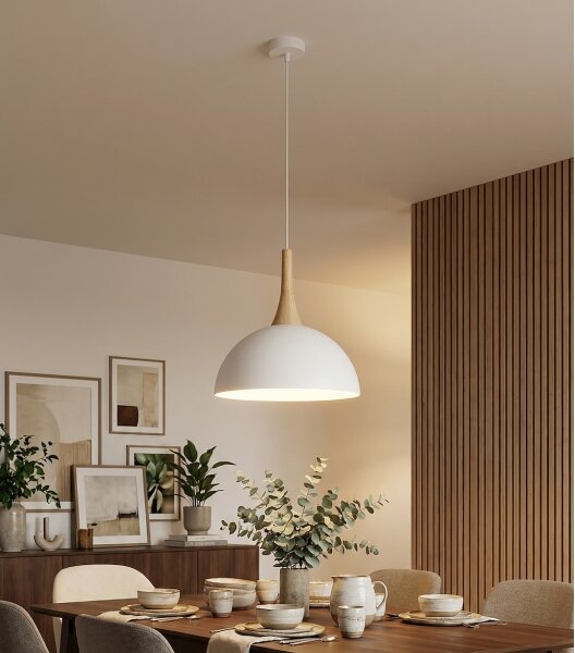 Lustră pe cablu NAUTICA 1xGX53/12W/230V, albă