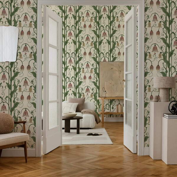Tapet Clopote florale, Tapet flori, a01148 : Uwalls.ro